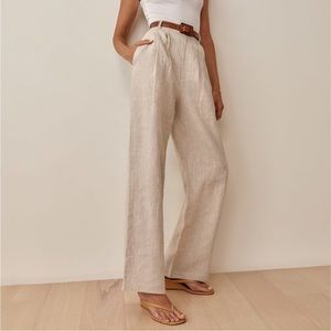 Reformation Petites Vesta Linen Pant 4P